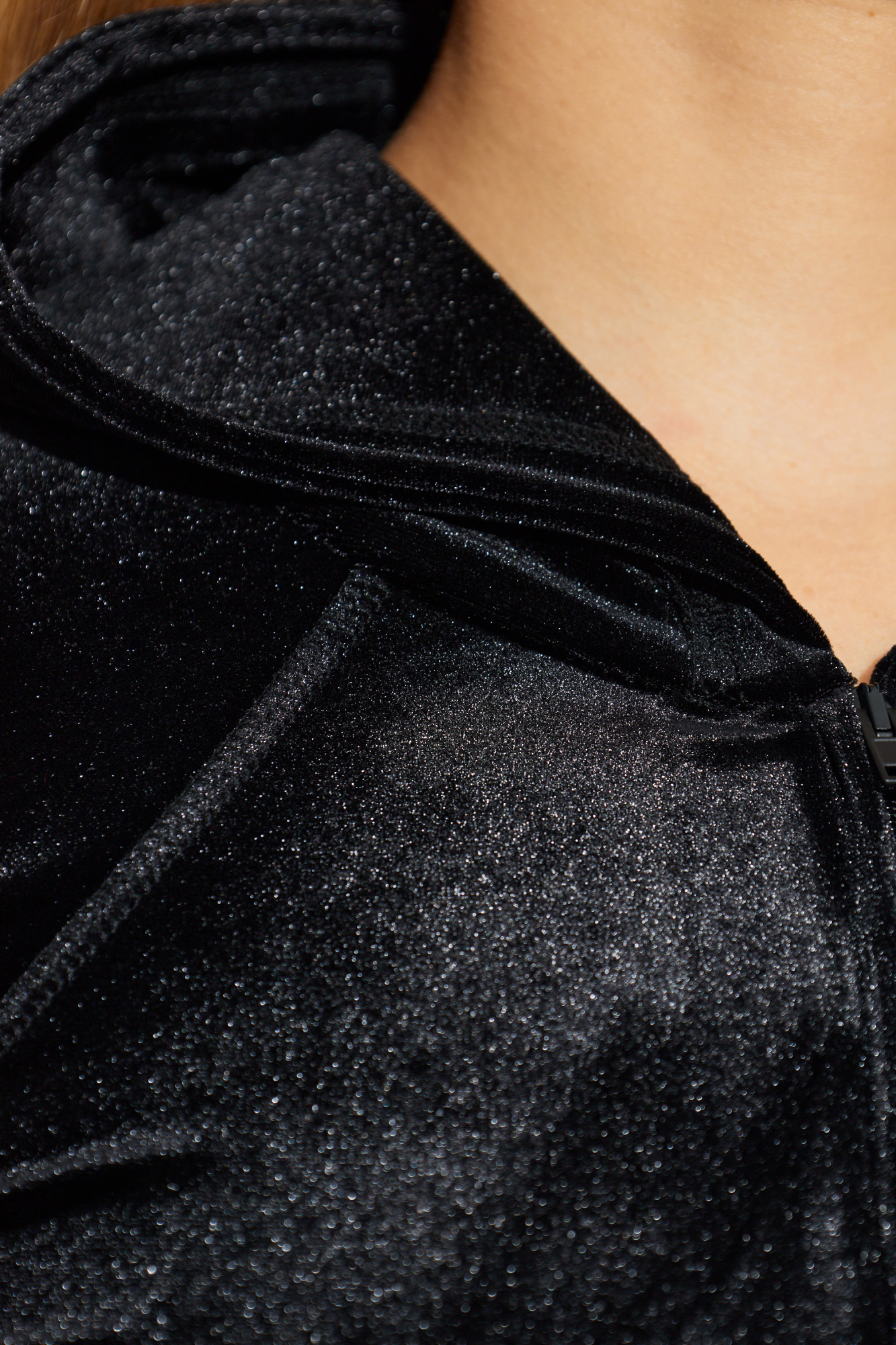 VETEMENTS Velvet bodysuit with hood | Women's | Vitkac